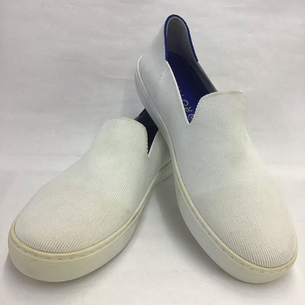 Rothy’s Original Slip On Sneaker, Bright White, Size: 9